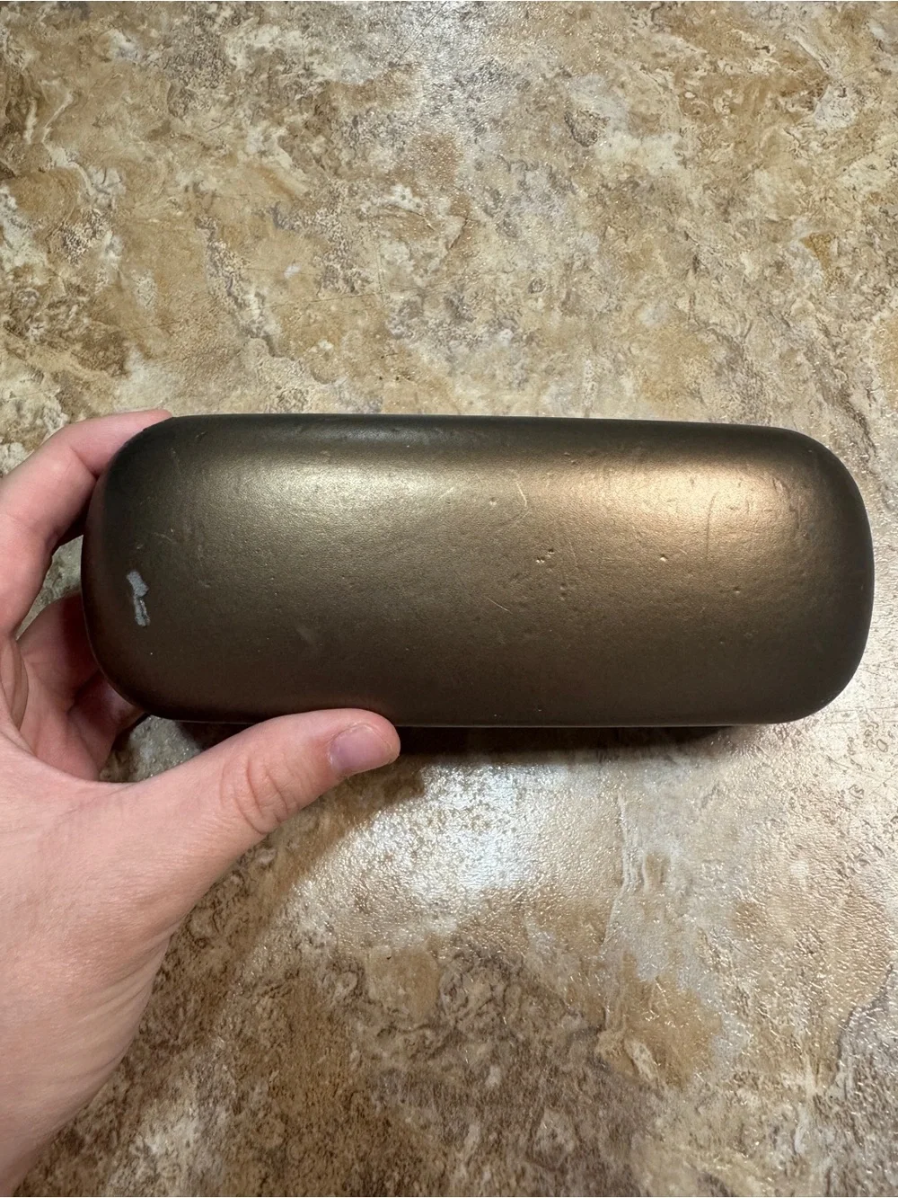 Gucci Black Eyewear Case with Silver Logo